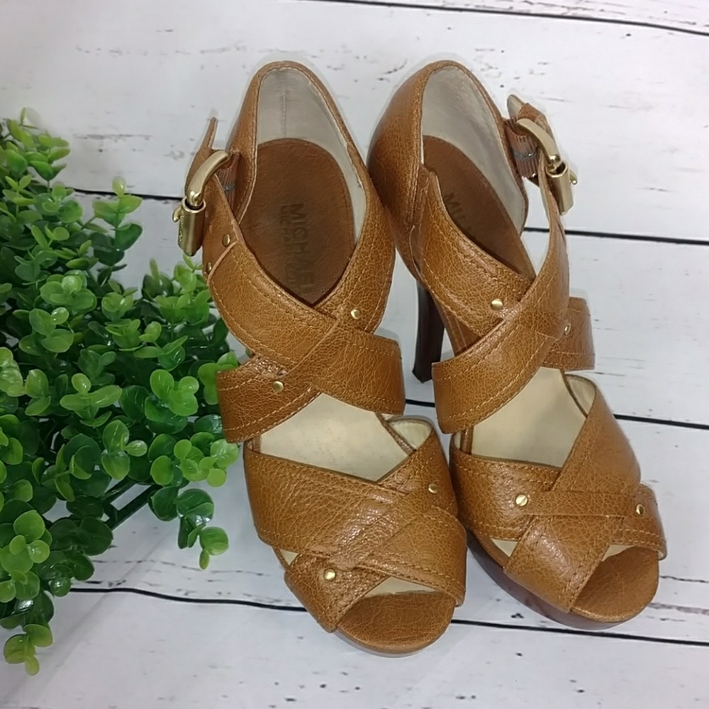 Leather Michael Michael Kors Heels 7M